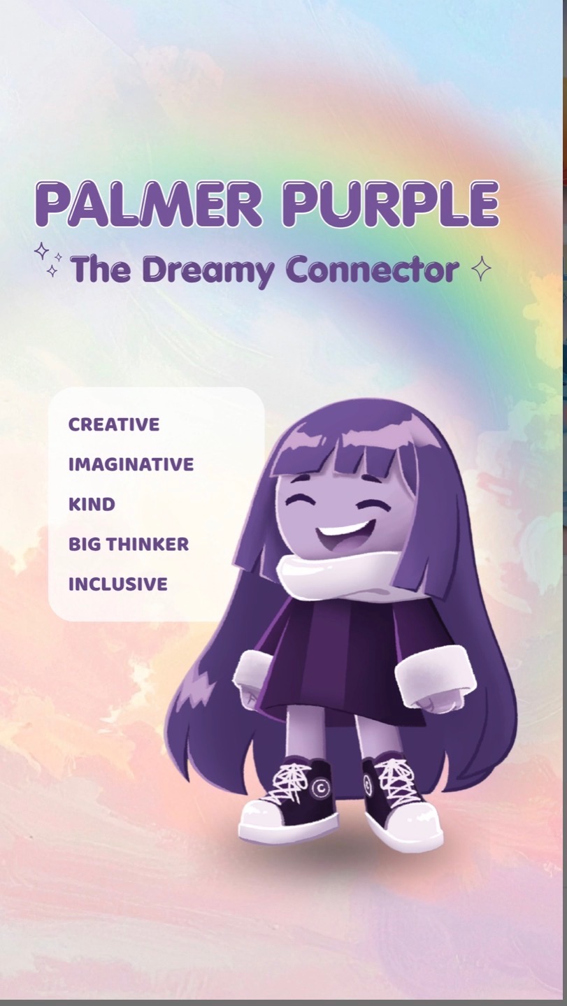 Meet Palmer Purple - The Dreamy Connector
